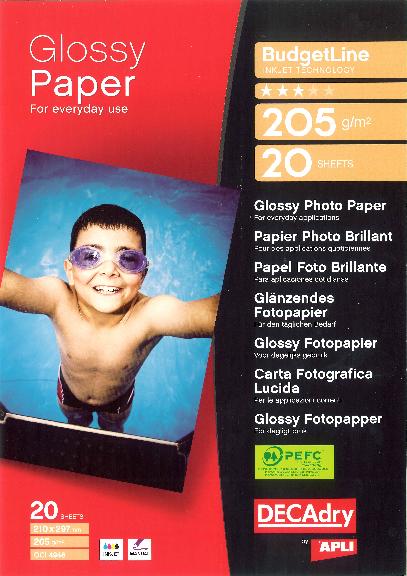 OCI4948 Inkjet photo paper BudgetLine 205g